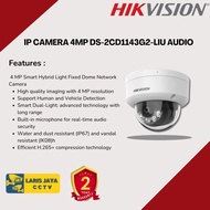 DS-2CD1143G2-LIU HIKVISION IP CAMERA 4MP DUAL LIGHT AUDIO COLORVU DOME