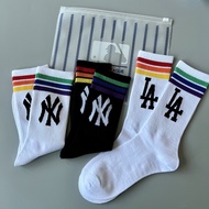 Rainbow Edge MLB Socks.
