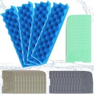 40 Pcs Aquarium Filter Replacement Media for Fluval 406/407 Canister Filter, Fish Tank Filter Pads w