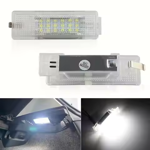 2pcs Car Trunk Luggage Compartment Lights 12V 6000K White For VW Golf Jetta Passat CC B6 B7 Sharan C