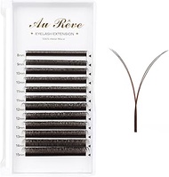 Y Lashes Extensions Colored YY Lashes Premade Fans Brown Eyelash Extensions C Curl 0.07mm 8-15mm Mix