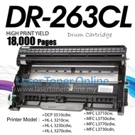 Compatible to Brothe* DR263 DR263CL Drum DR-263CL TN263 TN-263 TN267 TN-267 HL- L3230CDN DCP- L3551C