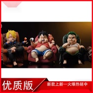 One Piece gk Model Play Seated Fat House Series Fat Zoro Luffy Sanji Figure Model Ornaments