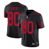 NFL Rugby Jersey San Francisco 49ers San Francisco 49ers 80 #Rice #1