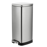 20L/30L Large Dustbin | RM20 Shipping | Pedal Soft Closing | Stainless Steel