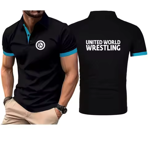 United World Wrestling UWW Ice Silk Breathable Jogging Fitness Absorb Sweat Quick-Dry Comfortable Sh