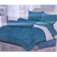 7 in 1 comforter Queen size bedsheet chader fitted