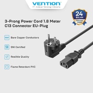 Vention C13 Power Cable Connector 3-Pole 1.8M EU