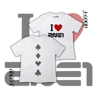 2NE1 I LOVE 2NE1 PREMIUM QUALITY SHIRT MERCH