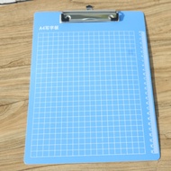 Diligent in learning015Thin plastic grid board clip A4Office file clipboard Writing and note-taking 