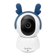 SpotCam Mibo 可旋轉寵物攝影機 2K高畫質 360度旋轉 寵物追蹤 免費雲端 遠端監控 有線/wifi監視器 ip cam