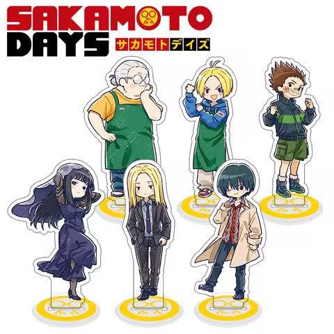 Anime Sakamoto Days Acrylic Stand Shin Asakura Taro Sakamoto Goods Collection Model Plate Cosplay Cu