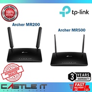 TP-LINK ARCHER MR200 AC750 DUAL BAND 4G LTE / MR500 AC1200 4G+ Cat6 WIRELSS DUAL BAND GIGABIT SIM RO