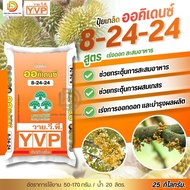 (ยกกระสอบ25kg) ปุ๋ยเกล็ด 8-24-24 ออคิเดนซ์ ปุ๋ยระบบน้ำ หมาะให้ทางระบบน้ำหยด ระบบมินิสปริงเกอร์ ระบบส