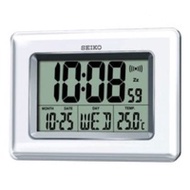 Seiko DIGITAL Wall Clock QHL088 QHL088W Date Complete Temperature