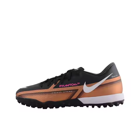 Nike Phantom GT2 Soccer Shoes Men's Low Top Metallic Copper/Black/White/Pink DR5965-810
