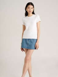 Mc jeans เสื้อยืดแขนสั้นผู้หญิง คอกลม  MTTZ972