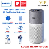 (VIP Retailer) Philips Series 3000i Connected Air Purifier AC3033/30 for XL Rooms | HEPA & Active Ca