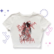 HaHaHa Fvck Crop Tee | Main Oods | Crop Top YK2 | Skena T-Shirt Black T-Shirt