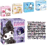 60pcs Sanrio Anime Sticker Cartoon Cute Christmas Birthday Gift Laptop Manual Mug Decorative Gift Box Sticker