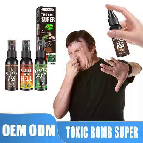 30ml Fart Gag Spray Prank Joke Plastic Liquid Fart Gag for Adults Kids Terrible Stinky Fart Spray No