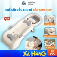 Baby Shampoo Chair, Foldable Shampoo Chair with Sink, Armrest and Adjustable Steps - GD02
