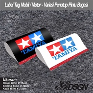 TAMIYA - Label Tag Mobil - Variasi Penutup Pintu Bagasi - Hiasan Stiker Lego Mobil Viral