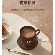 台灣直送✈ 台灣代購 Line Brown恆溫暖杯墊組 Line Friends周邊 Line熊大杯 熊大暖杯墊 USB暖杯墊 熊大陶瓷杯 Line Brown咖啡杯 熊大有耳水杯