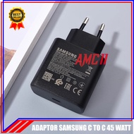 45W Charger Head Universal Samsung Charger Adapter 45 Watt - Type C to Type C Fast Charging Samsung 
