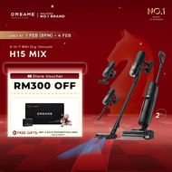 Dreame H15 Mix Wet & Dry Vacuum | 6-in-1 Cleaning | 23,000Pa Suction | AI Robotic Arm | 100°C Brush 