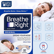 Breathe Right Nasal Strips Extra Strength 30pcs /Reduces Snoring/Opens Your Nose/Instantly Relieves 
