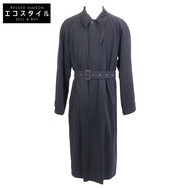 เสื้อโค้ทผ้าฝ้ายสีน้ำเงินเข้ม Giorgio Armani รุ่น Stainless ไซส์ 48