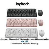 Logitech MK250 Bluetooth Wireless Mouse and Keyboard Combo: Fast & Easy Connectivity, Compact Wirele