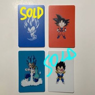 包郵 龍珠 Dragon Ball 比達 悟空 card holder sticker 八達通 卡貼 貼紙 卡片 證件 保護貼 磨砂 亮面