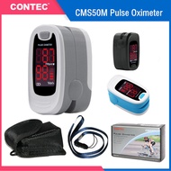 WGBCONTEC CMS50M Fingertip Pulse Oximeter Pulse Rate SPO2 Sensor Blood Oxygen Saturation Meter LED Display