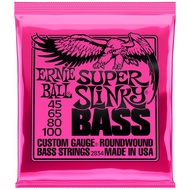 ERNIE BALL® 2834 สายกีตาร์เบส 4 สาย ของแท้ 100% รุ่น Super Slinky (.045 - .100) ** Made in USA **