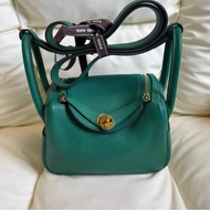 二代 W刻 hermes mini Lindy 漫畫綠色