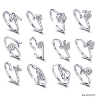Twelve Constellation Rhinestone Ring Korean Version Classy Ring 12 Constellation Ring Evil South Del