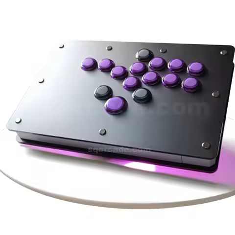 FunFortress Hitbox Arcade 15 Key Street Fighter 6 Fighting Game Fightstick Hitbox Controller Sanwa f