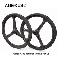 Aceoffix Bike Wheelset 16 Inch 349 Wheels Carbon Fiber 2-7 speeds For ACE C5 T1