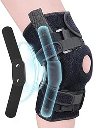 BAOLYDA Knee Brace with Side Stabilizers &amp; Patella Gel Pads, Hinged Knee Brace, Knee Pain for Meniscus Tear Knee Pain Acl Mcl Injury Recovery, Knee Braces for Knee Pain for Men and Women