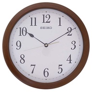 Seiko QXA598B Quiet Sweep Analog Quartz Brown Wall Clock