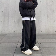 Baggy Tracksuit seluar kargo tracksuit straight cut pants American Retro Street vibe Style cargo pan