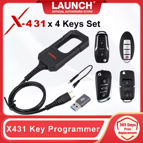 LAUNCH X431 Key Programmer x 4 Keys Set IMMO Programming Tools work with X431 PAD V/ IMMO ELITE/IMMO