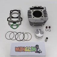 เสื้อสูบ + ลูกสูบ หลบวาล์ว WAVE110i ลูก 54 ลูกสูบ54 อะไหล่แต่งรถ110i +ปะเก็น หลบวาล์วลึกไล่เบา ใช้สำ