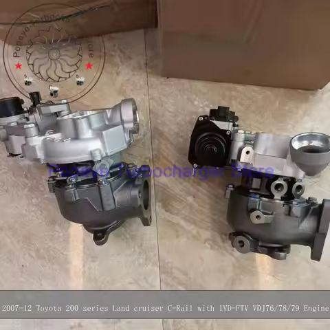VB23 VB37 TwinTurbo For Land cruiser with 1VD-FTV V8 4.5L​ Engine 17208-51010 17208-51011 17201-5102