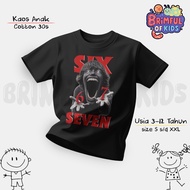 Six Seven Anomali 67 Steal A Brainrot Kids T-Shirt Anomali Six Seven 67 Kids Tops