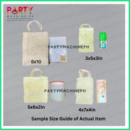 ▬  10pcs Local Abaca Bag / Sinamay Bag  / Native Abaca Gift Bag/ Local Abaca Souvenir Bag