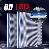 New Recyclable 6D 8D Aquarium Filter Sponge 6-layer Biochemical Fish Tank Filter Media Cotton Glue-f