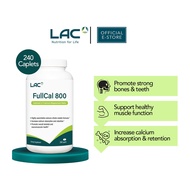 [LAC FULLCAL] FullCal 800 - Optimal 2:1 Calcium Magnesium Formula (240 caplets)